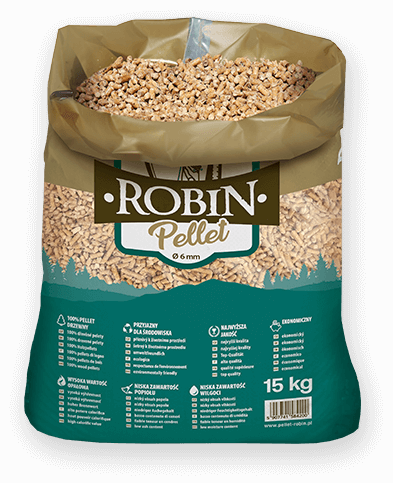 worek pelletu opałowego Robin do kupienia w Strumieniu lub sklepie internetowym